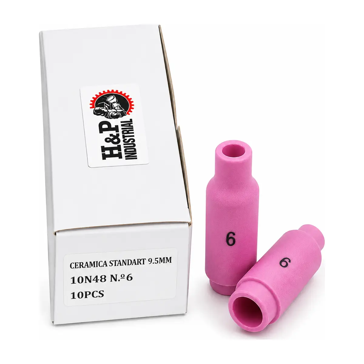 Cerámica 10N48 N°6 para antorcha TIG pack de 10 unidades