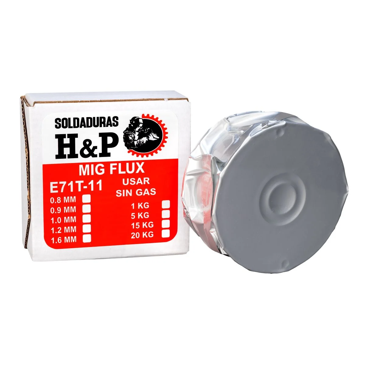 Alambre MIG Flux Core 0,8 Mm x 1 Kilo