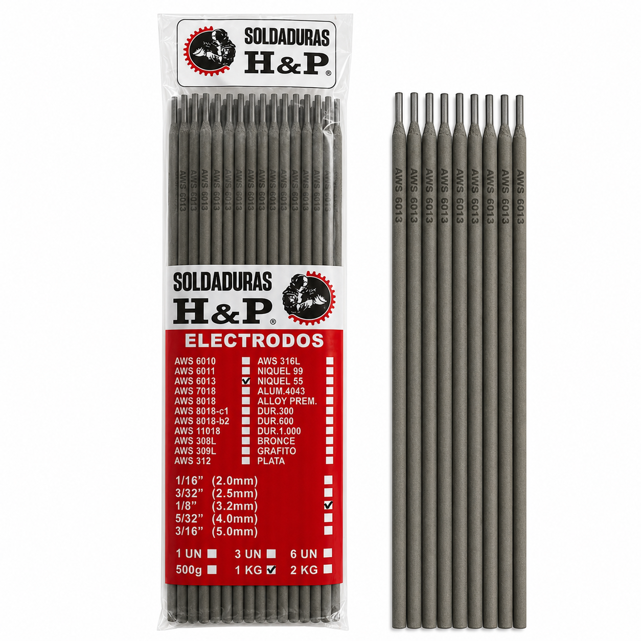 Electrodo de Soldadura H&P 6013-1kg - Imagen 5