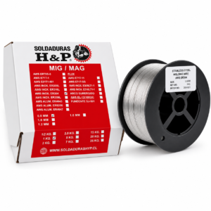 Alambre Mig Inoxidable H&P ER304 1kg 0.8mm