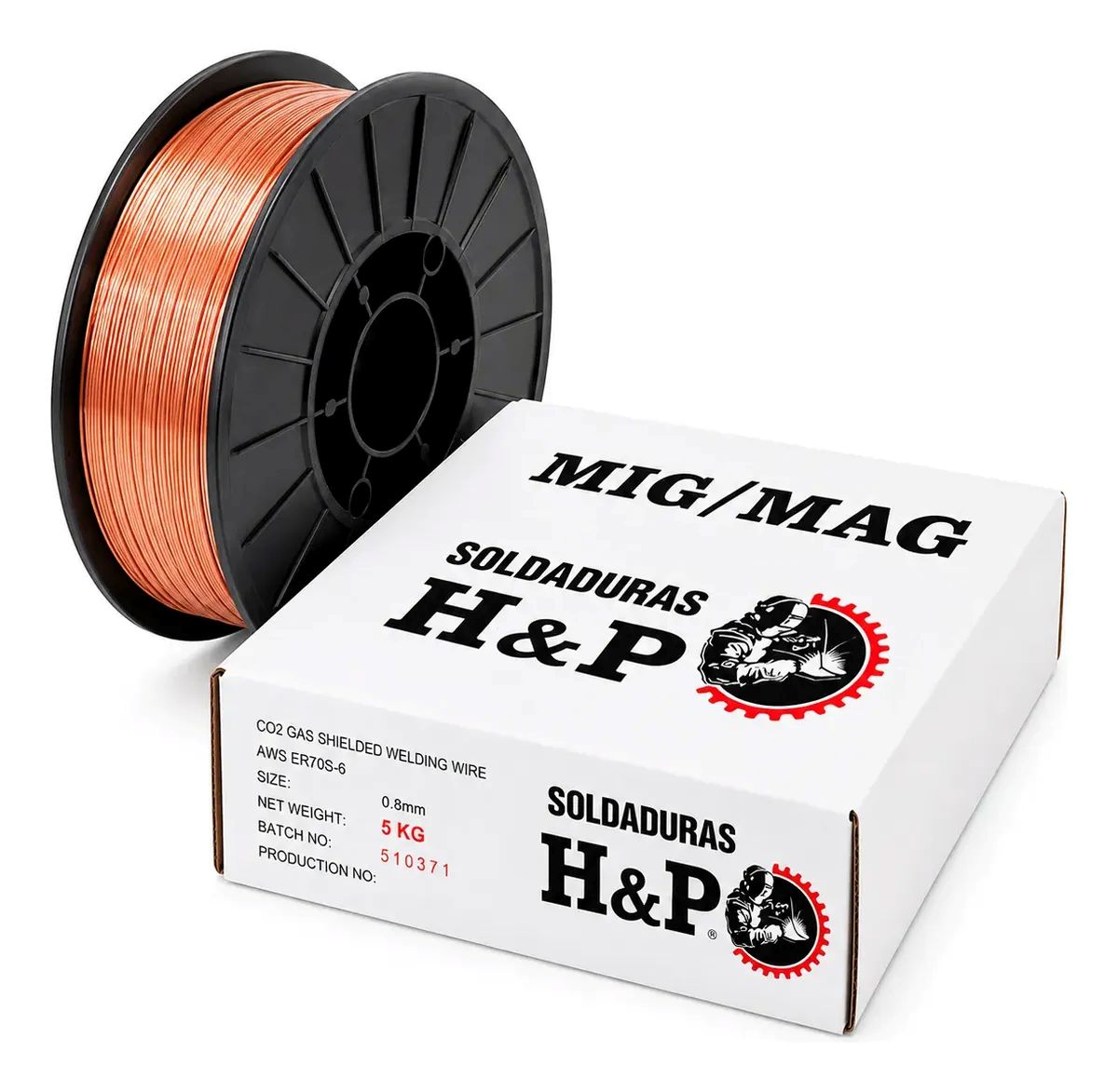 Alambre Mig Solido H&P ER70S-6 5kg