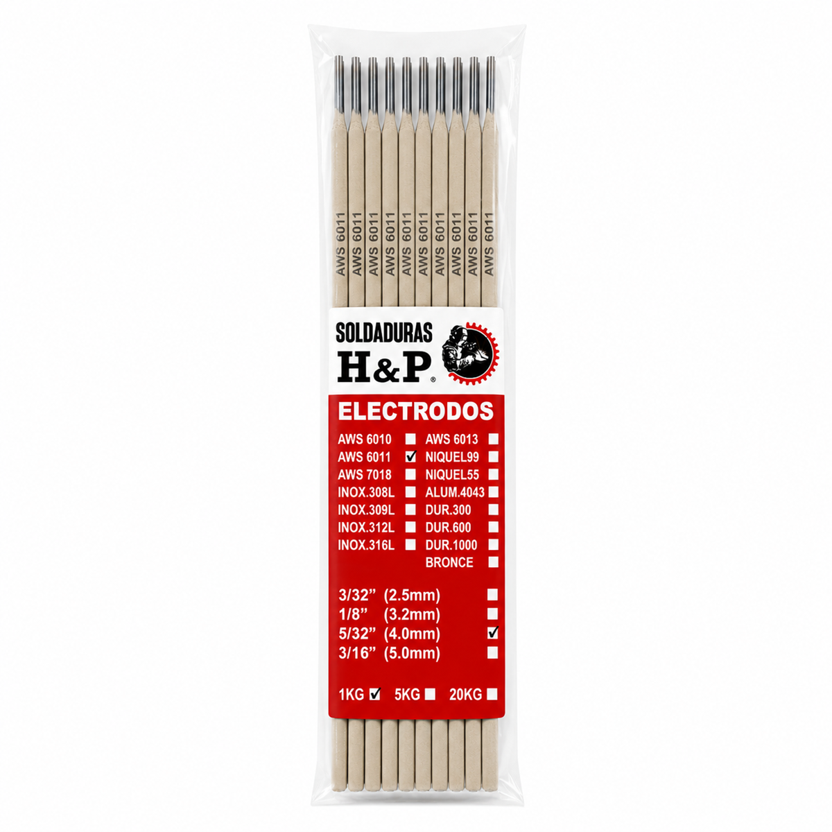 Electrodo de Soldadura H&P 6011-1kg