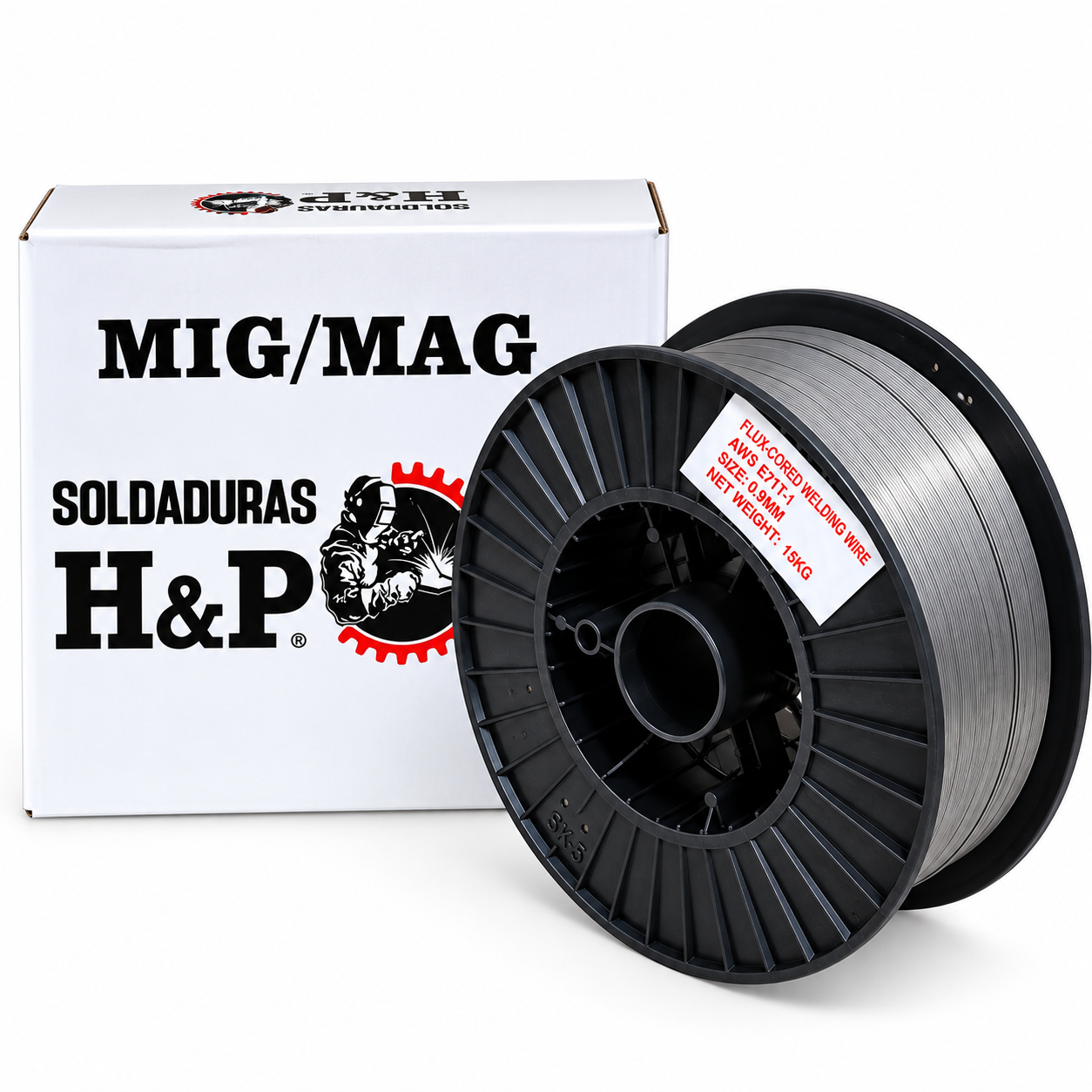 Alambre Mig Tubular H&P E71T-1 15kg - Imagen 2