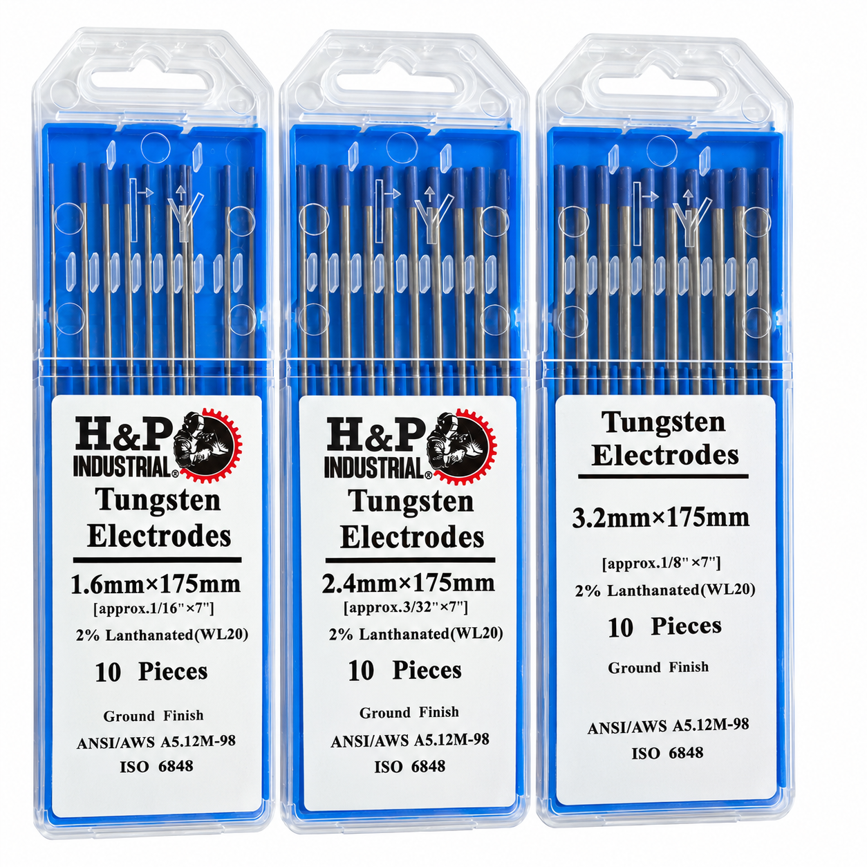 Electrodo de Tungsteno Tig WL20 Azul 2% Lantano (10 Unidades) - Imagen 2